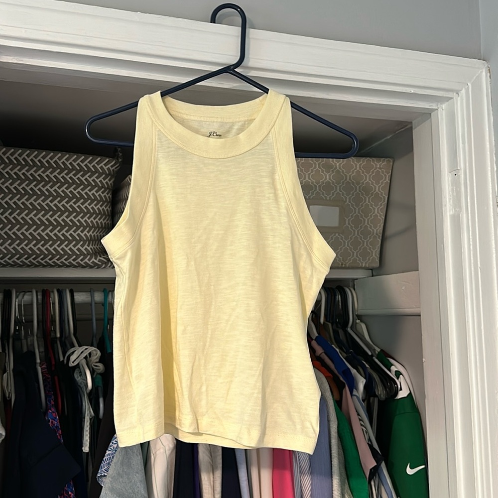 NWT J.Crew Organic Slub Tank